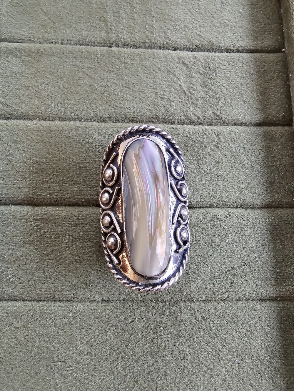 Vintage Silver Plated Adjustable Ring